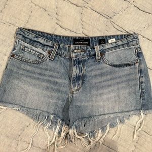 Lucky Brand // Blue Jean Shorts/ Mid Rise / Cut Off